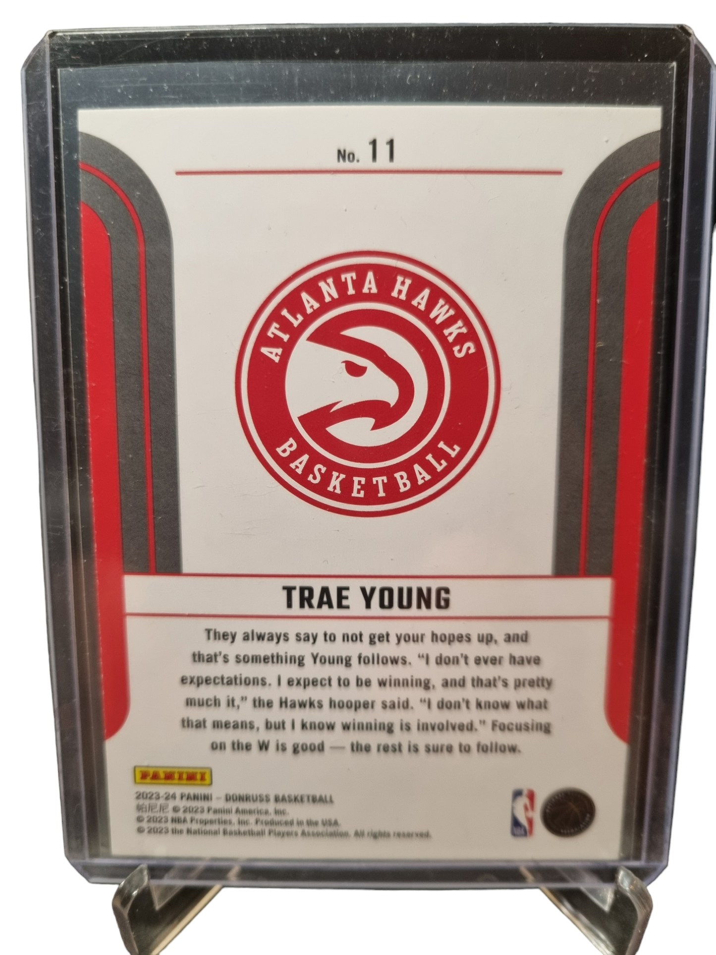 2023-24 Panini Donruss #11 Trae Young Franchise Features