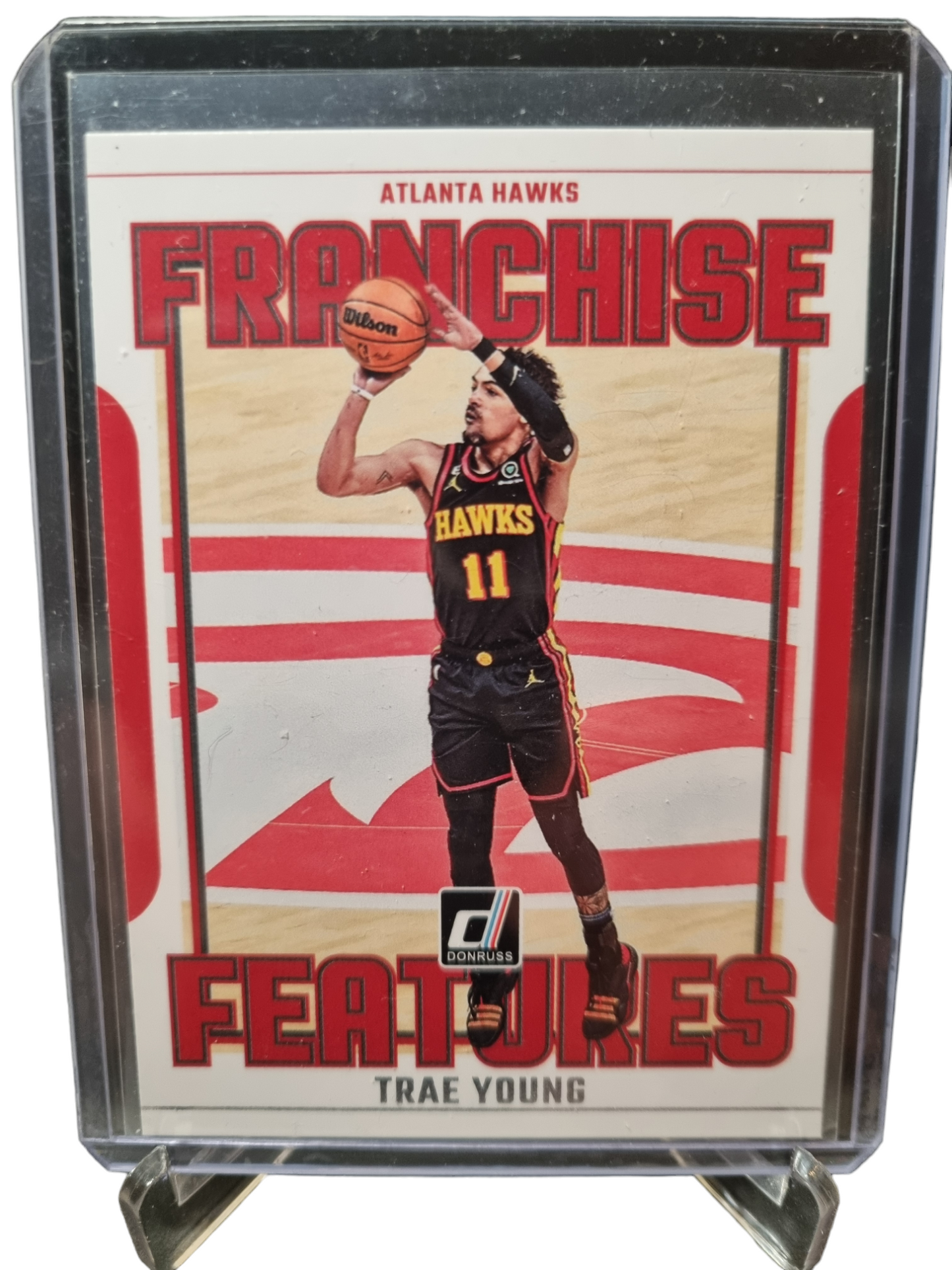 2023-24 Panini Donruss #11 Trae Young Franchise Features