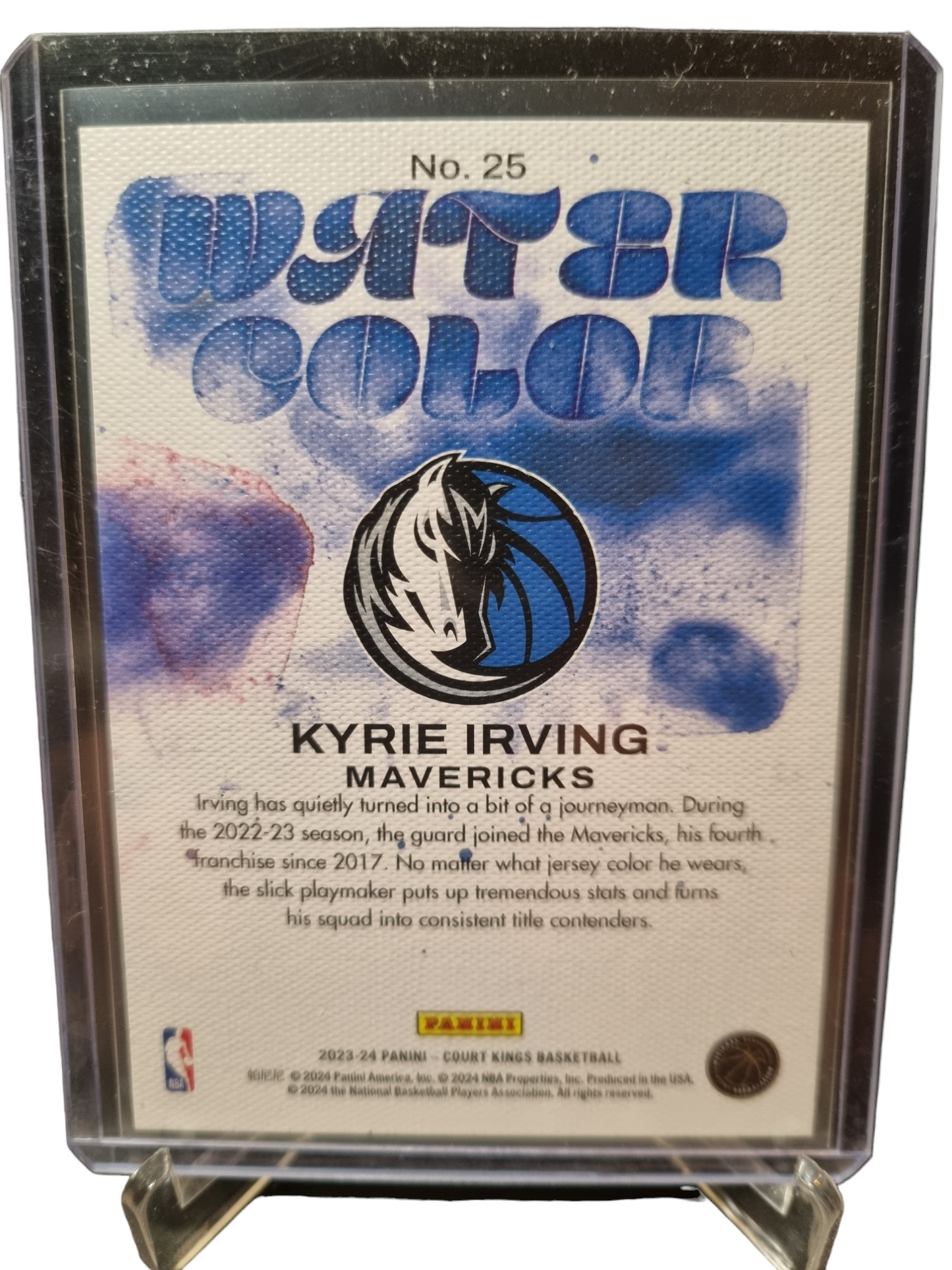 2023-24 Panini Court Kings #25 Kyrie Irving Water Color