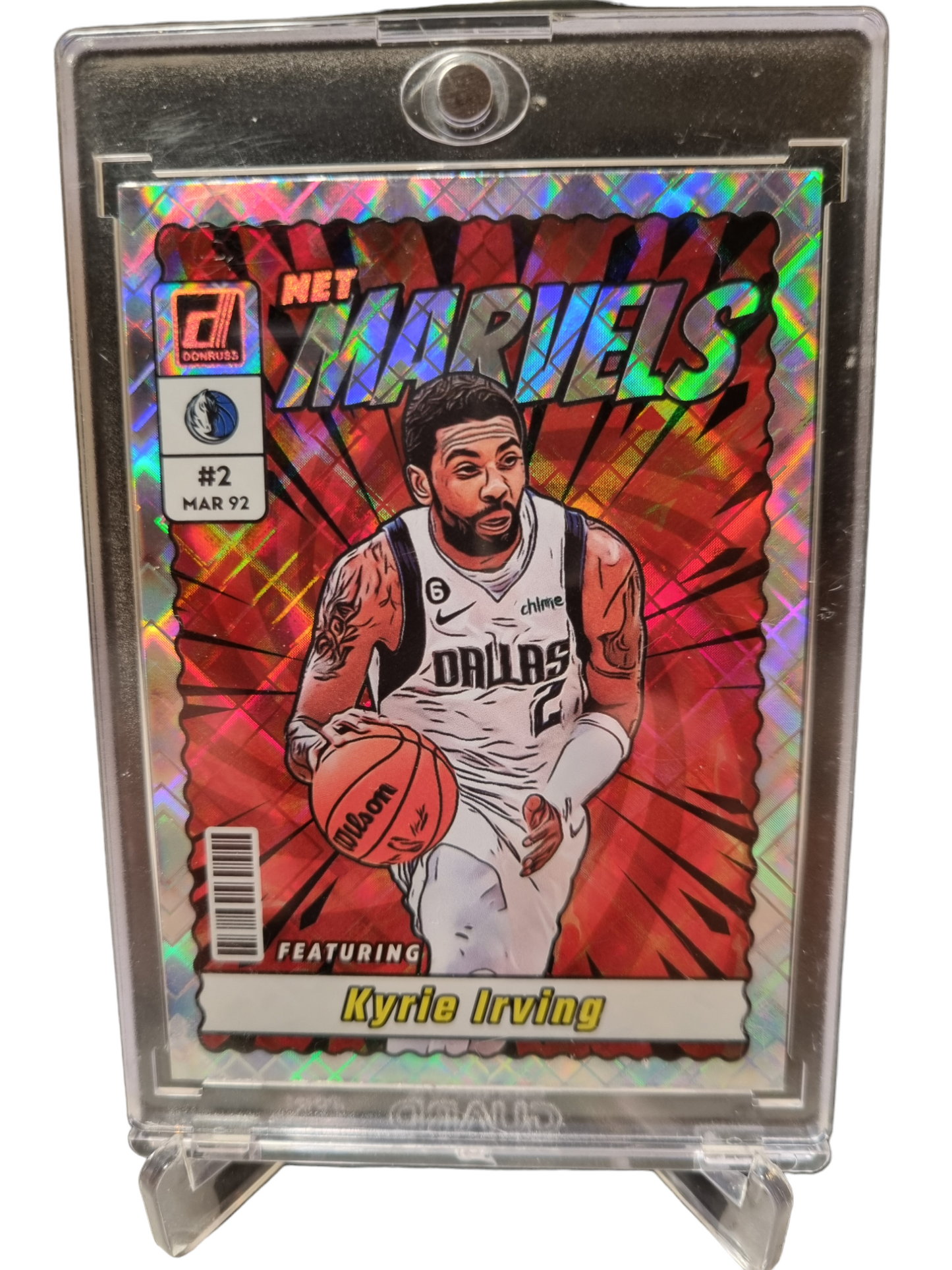 2023-24 Panini Donruss #6 Kyrie Irving Net Marvels Diamond SP