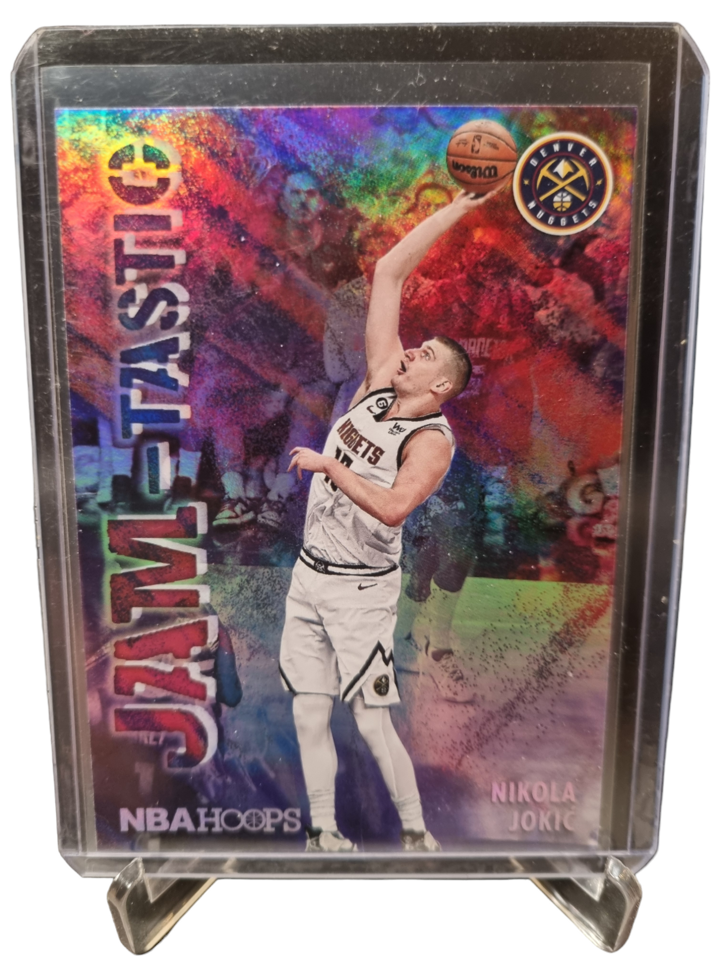 2023-24 Panini Hoops #15 Nikola Jokic Jam-Tastic Holo