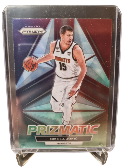 2022-22 Panini Prizm #25 Nikola Jokic Prizmatic