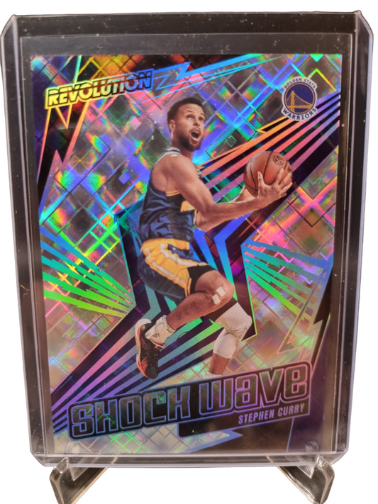 2023-24 Panini Revolution #5 Stephen Curry Shock Wave Cosmic 93/99