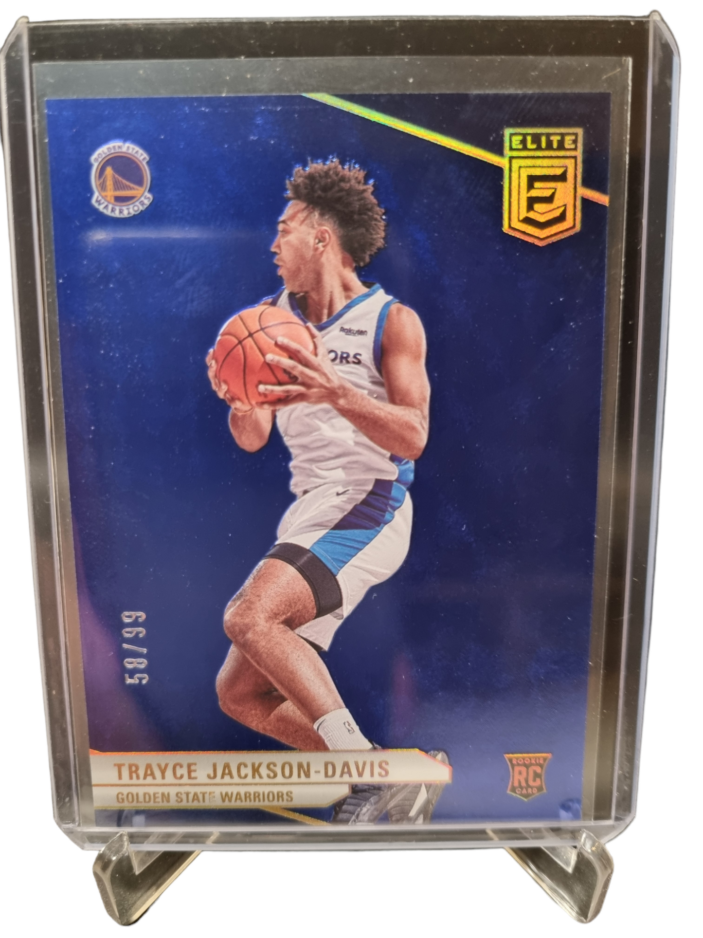 2023-24 Panini Donruss Elite #247 Trayce Jackson-Davis Rookie Card Elite Blue 58/99