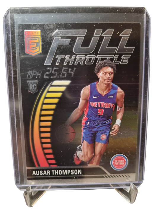 2023-24 Panini Donruss Elite #4 Ausar Thompson Rookie Card Full Throttle