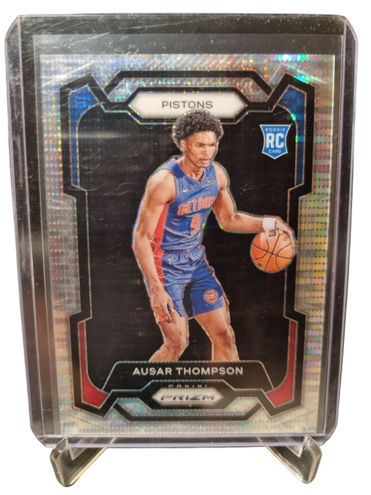 2023-24 Panini Donruss Prizm #178 Ausar Thompson Rookie Card Silver Pulsar Prizm