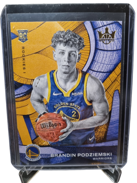 2023-24 Panini Court Kings #96 Brandin Podziemski Rookie Card Rookies I