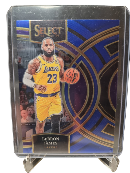 2023-24 Panini Select #135 Lebron James Premier Level Blue