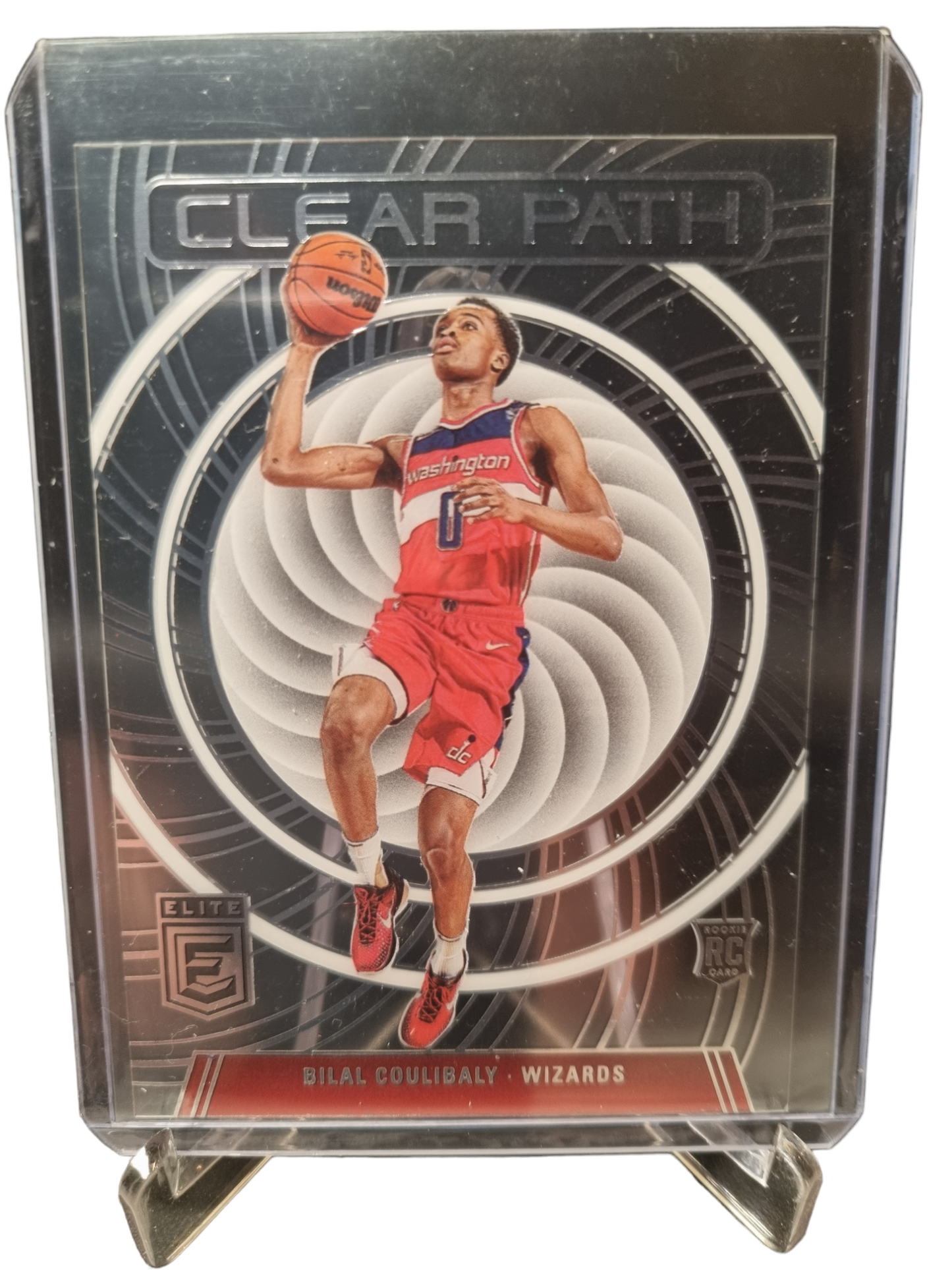 2023-24 Panini Elite #7 Bilal Coulibaly Rookie Card Clear Path