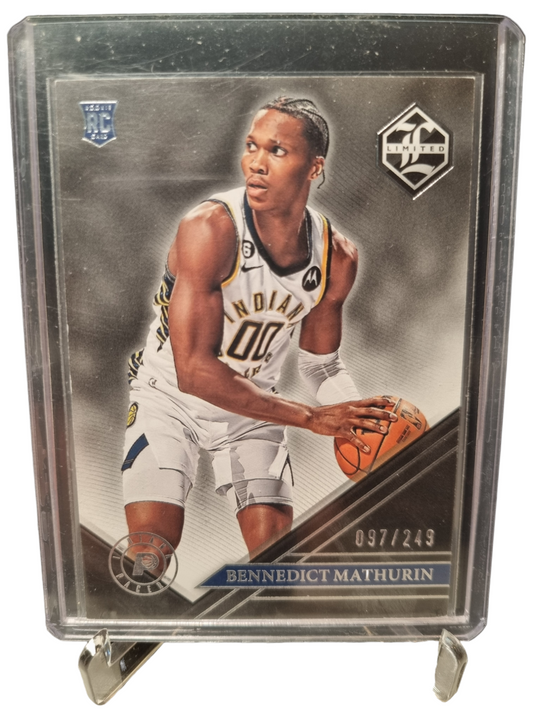 2022-23 Panini Chronicles Limited #376 Benedict Mathurin Rookie Card 097/249