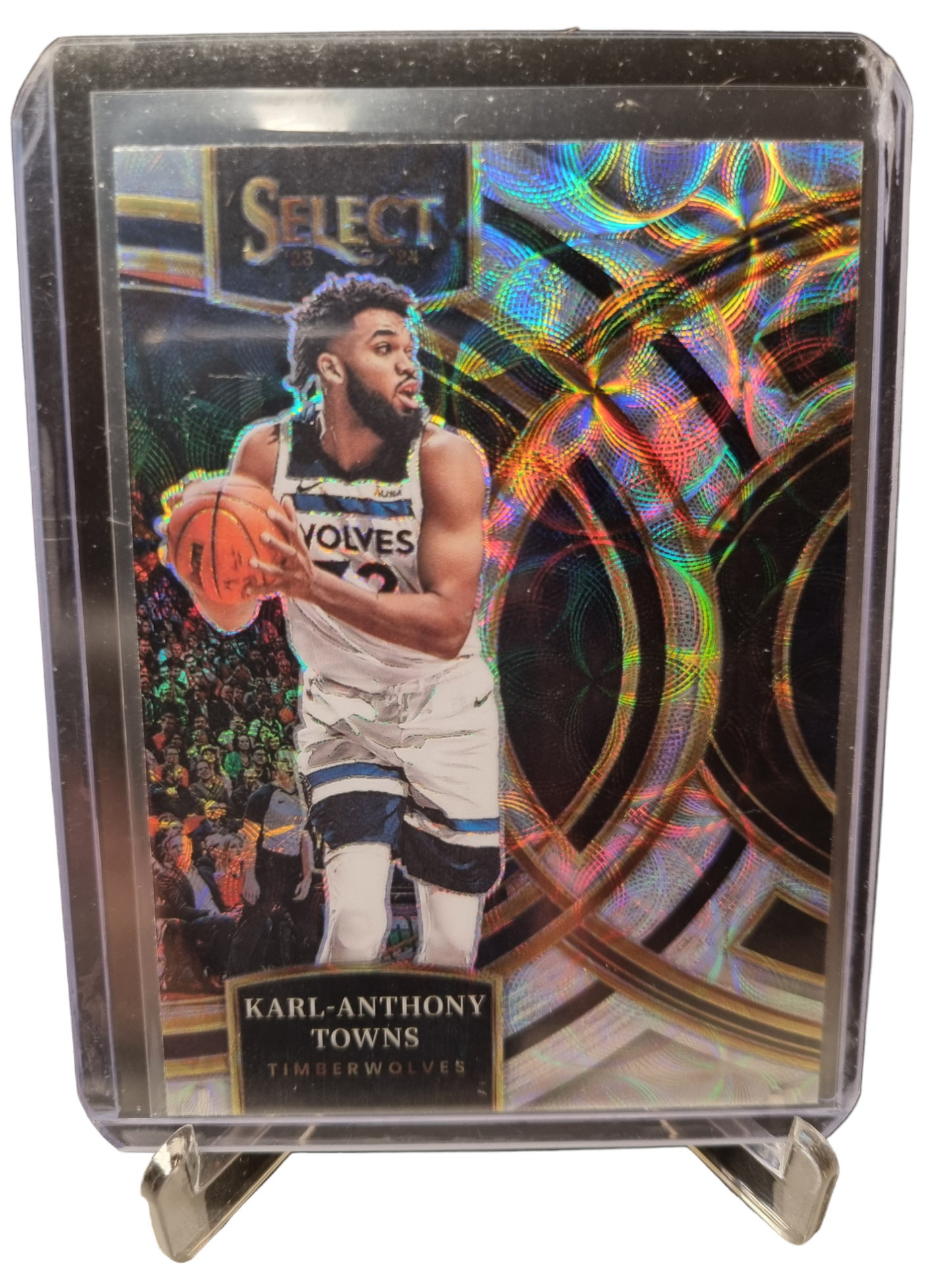 2023-24 Panini Select #196 Karl-Anthony Towns Premier Level Scope Prizm