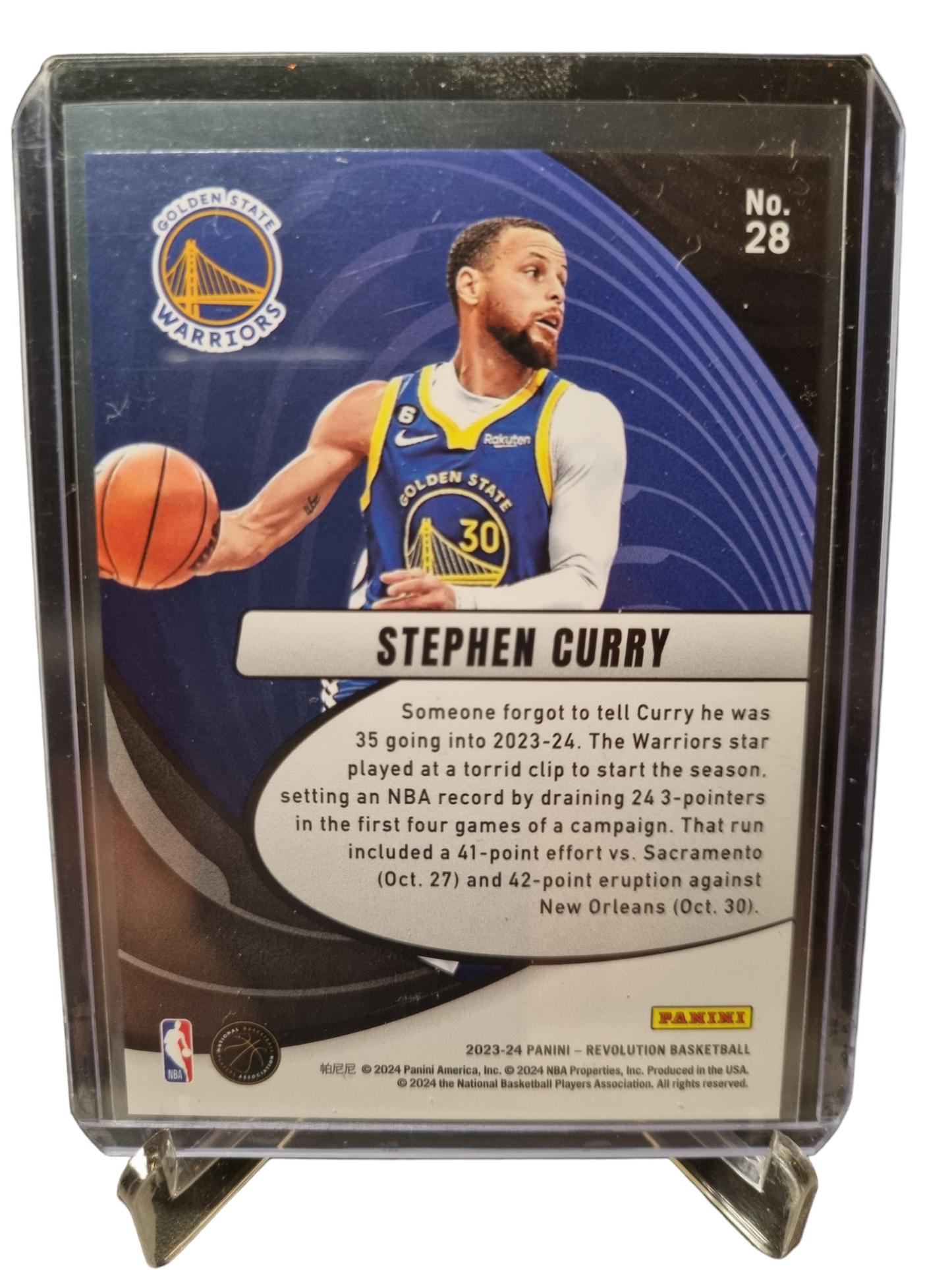 2023-24 Panini Revolution #28 Stephen Curry Vortex