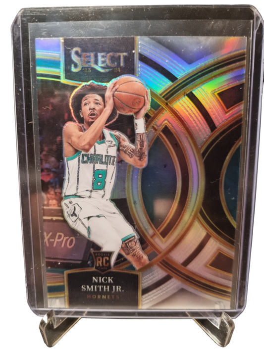 2023-24 Panini Select #119 Nick Smith JR Rookie Card Premier Level Silver Prizm