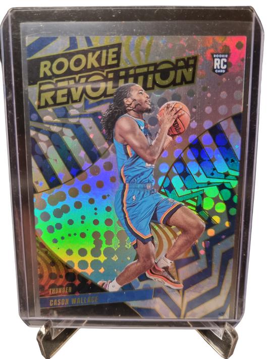 2023-24 Panini Revolution #12 Cason Wallace Rookie Card Rookie Revolution