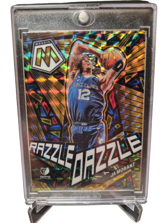 2022-23 Panini Mosaic #1 JA Morant Razzle Dazzle SP