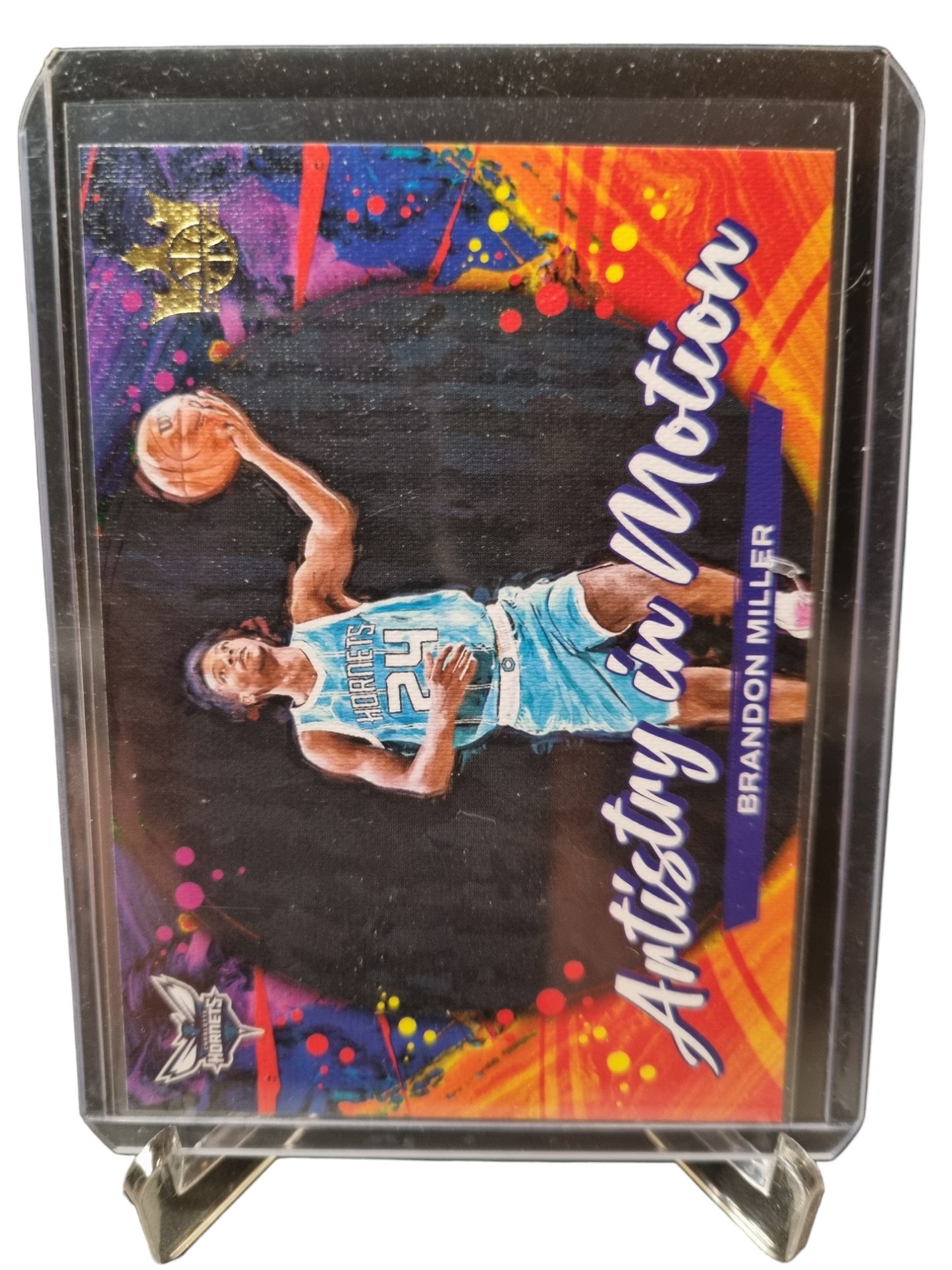 2023-24 Panini Court Kings #19 Brandon Miller Rookie Card Artistry In Motion