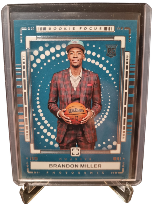 2023-24 Panini Photogenic #2 Brandon Miller Rookie Card Rookie Focus