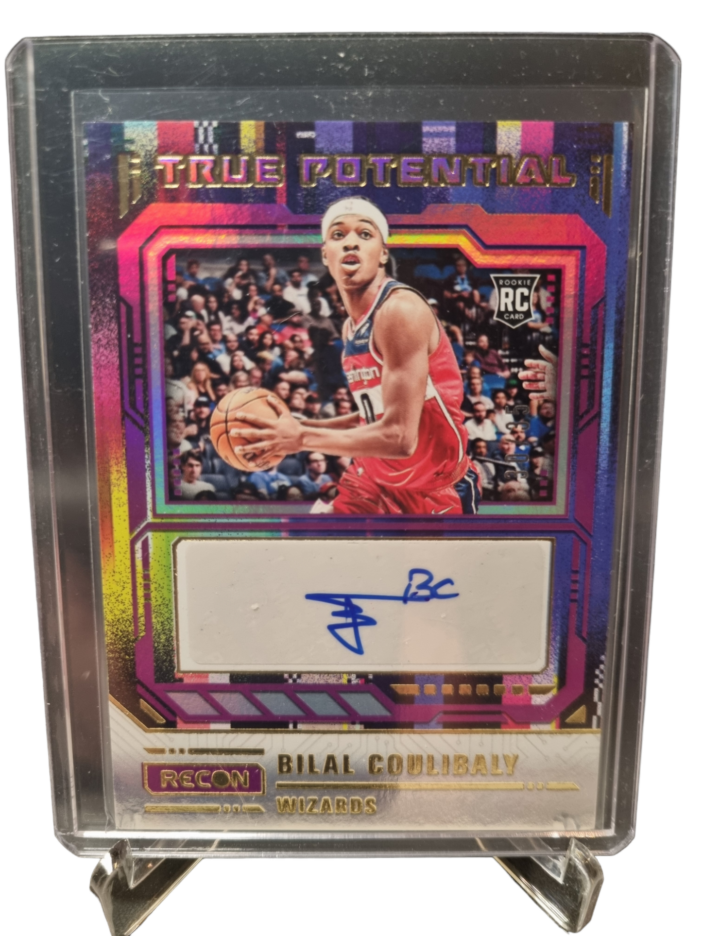 2023-24 Panini Recon #TPS-BIL Bilal Coulibaly Rookie Card True Potential Autograph