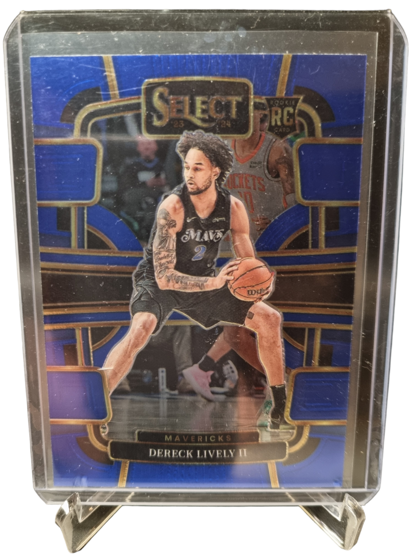 2023-24 Panini Select #76 Dereck Lively II Rookie Card Blue Concourse