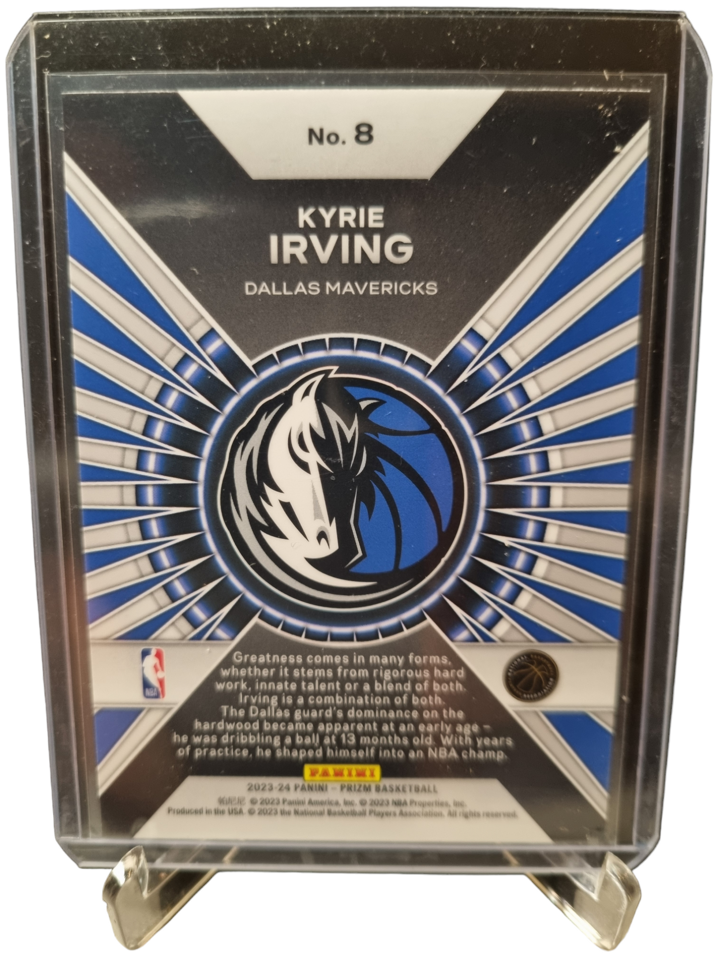 2023-24 Panini Prizm #8 Kyrie Irving Dominance