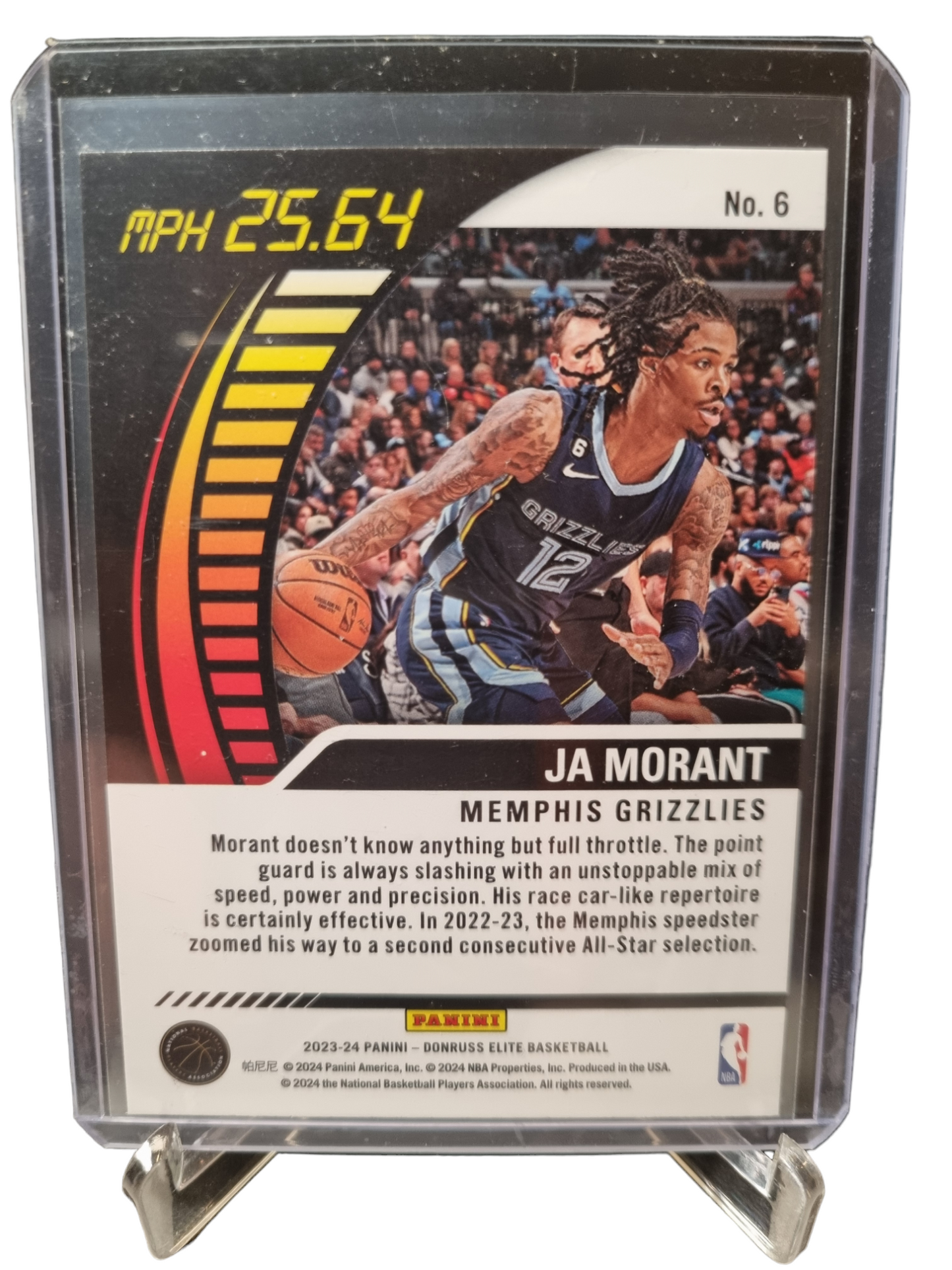 2023-24 Panini Donruss Elite #6 JA Morant Full Throttle