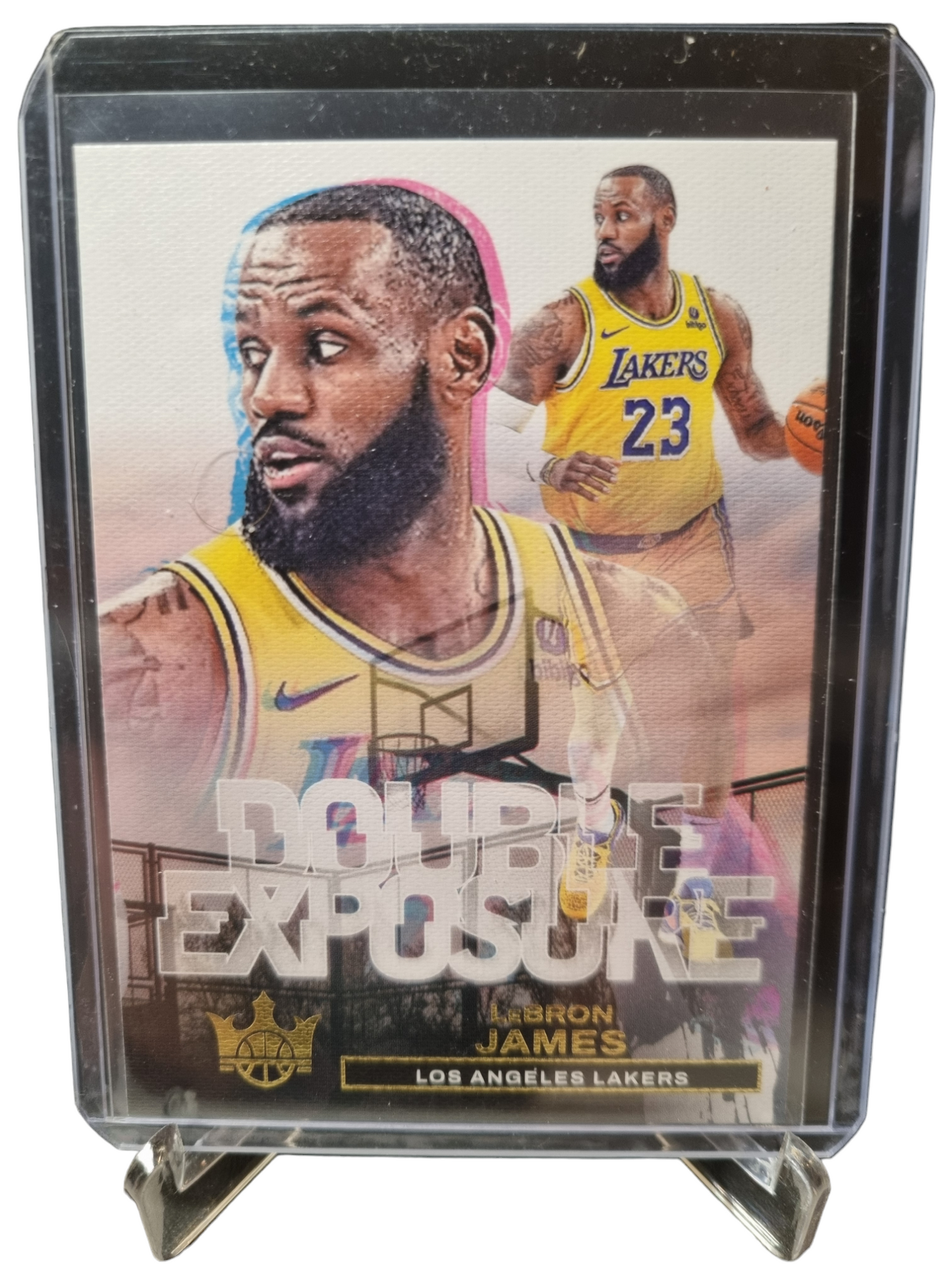 2023-24 Panini Court Kings #25 Lebron James Double Exposure