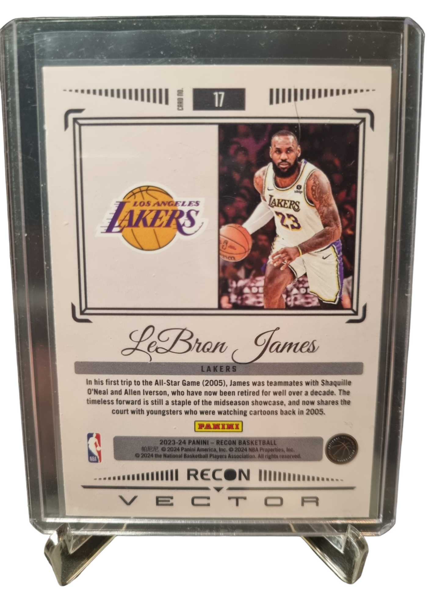 2023-24 Panini Recon #17 Lebron James Vector