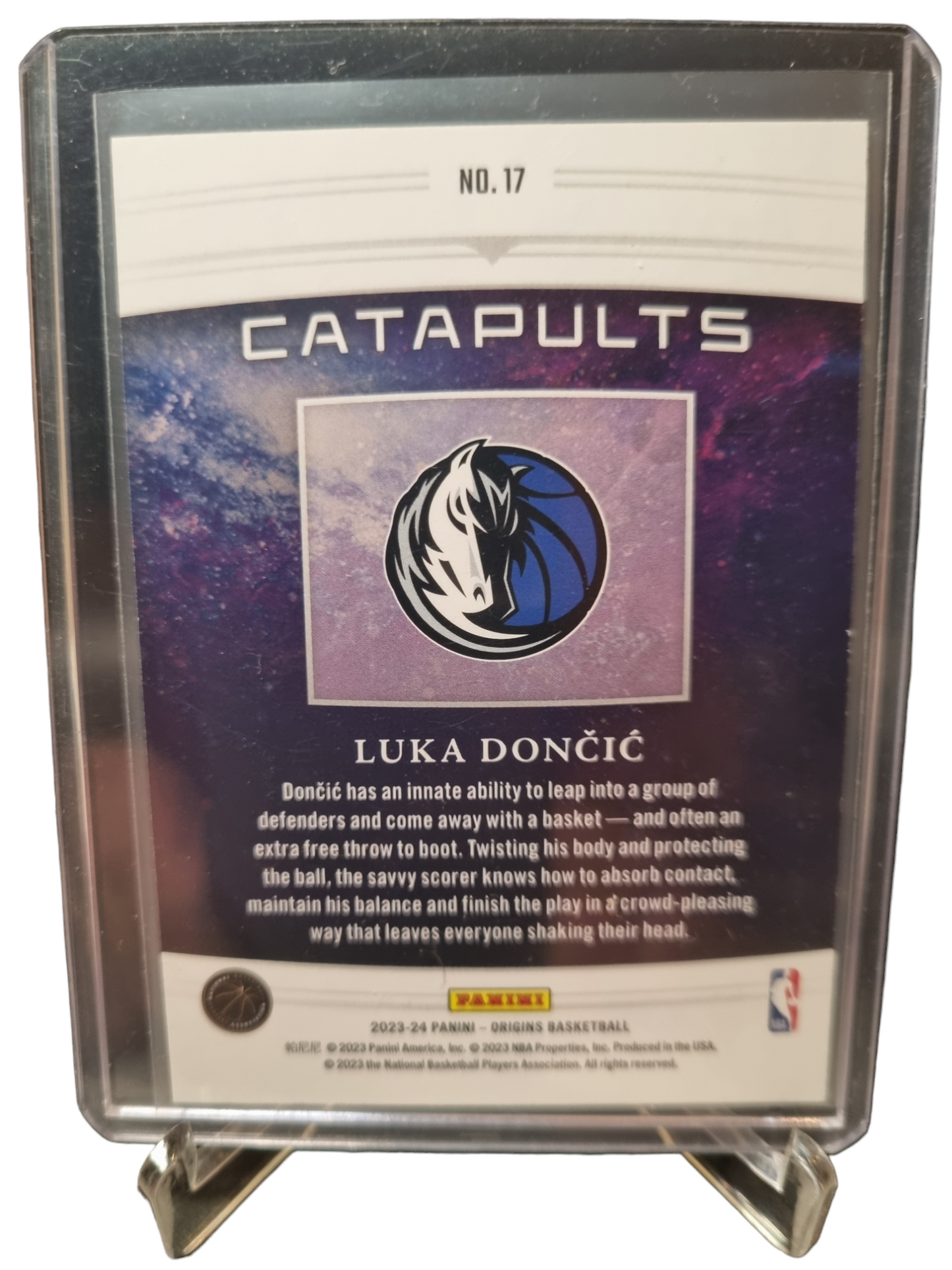 2023-24 Panini Origins #17 Luka Doncic Catapults