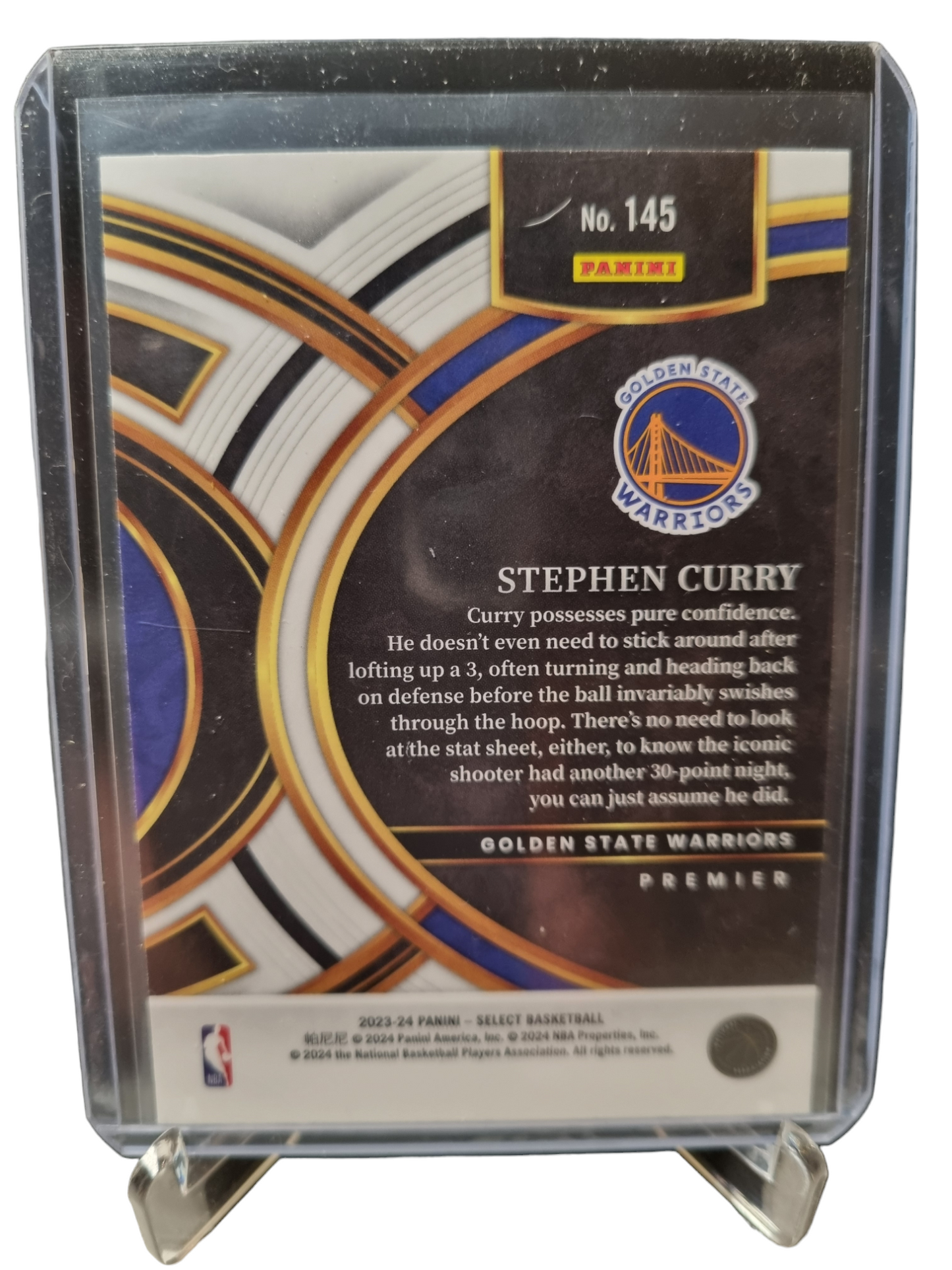 2023-24 Panini Select #145 Stephen Curry Premier Level