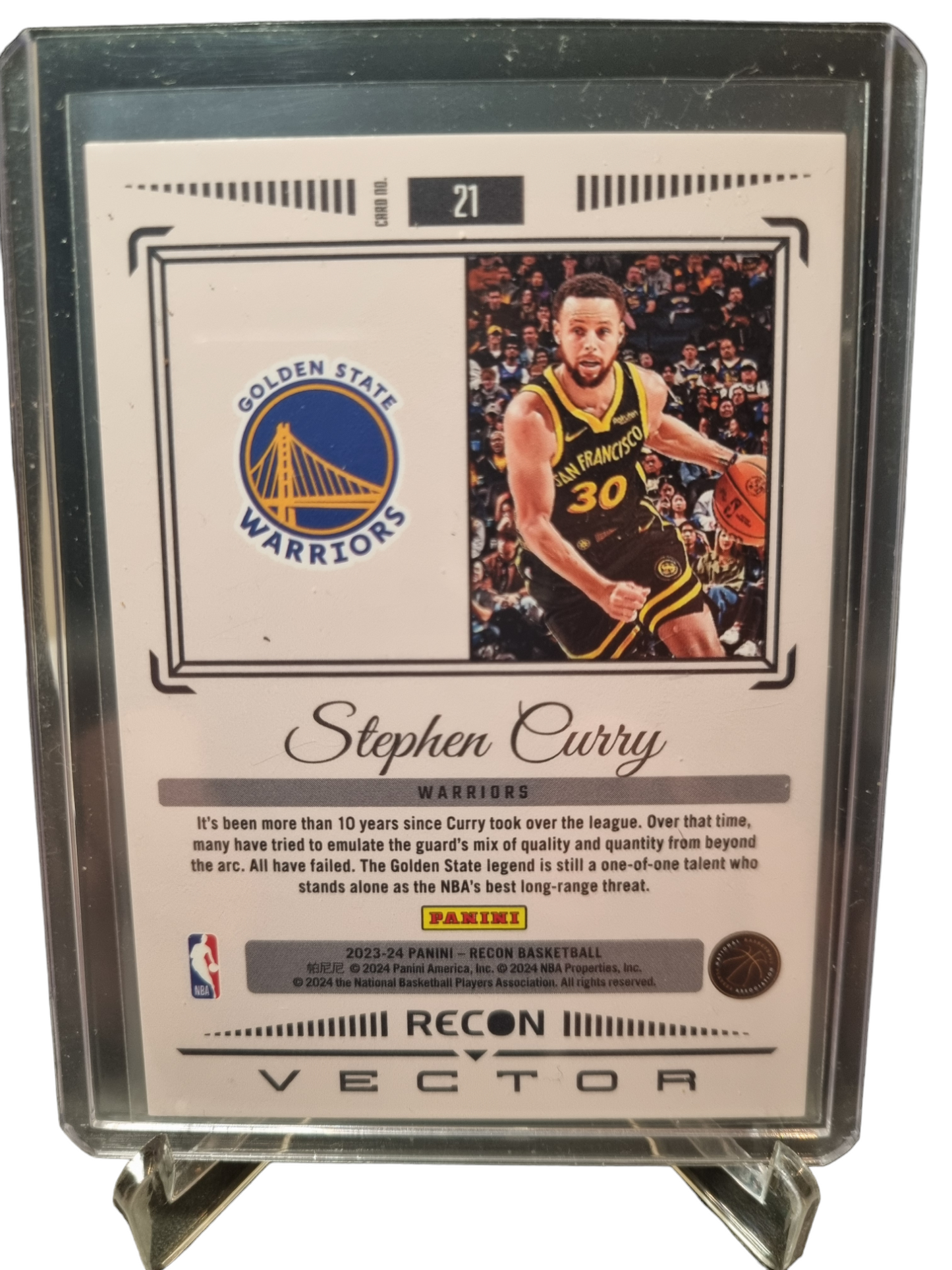 2023-24 Panini Recon #21 Stephen Curry Vector