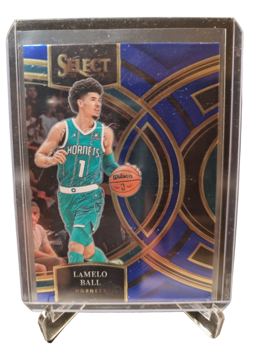 2023-24 Panini Select #148 Lamelo Ball Blue Premier Level