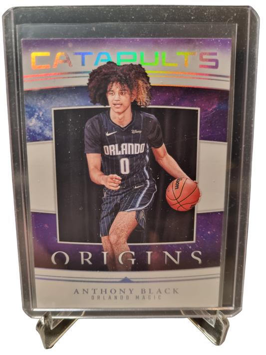 2023-24 Panini Court Origins #7 Anthony Black Rookie Card Catapults