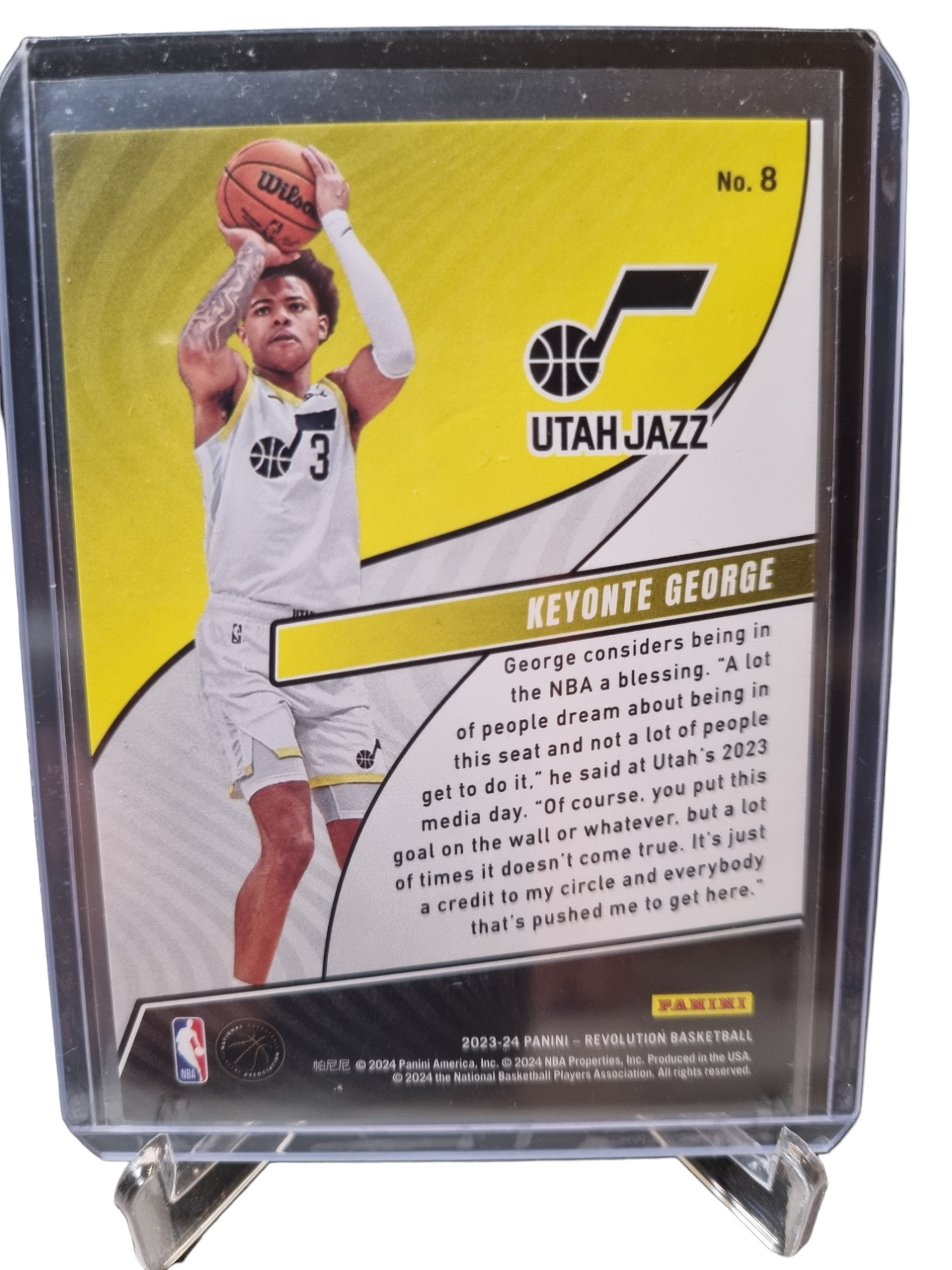 2023-24 Panini Revolution #8 Keyonte George Rookie Card Rookie Revolution