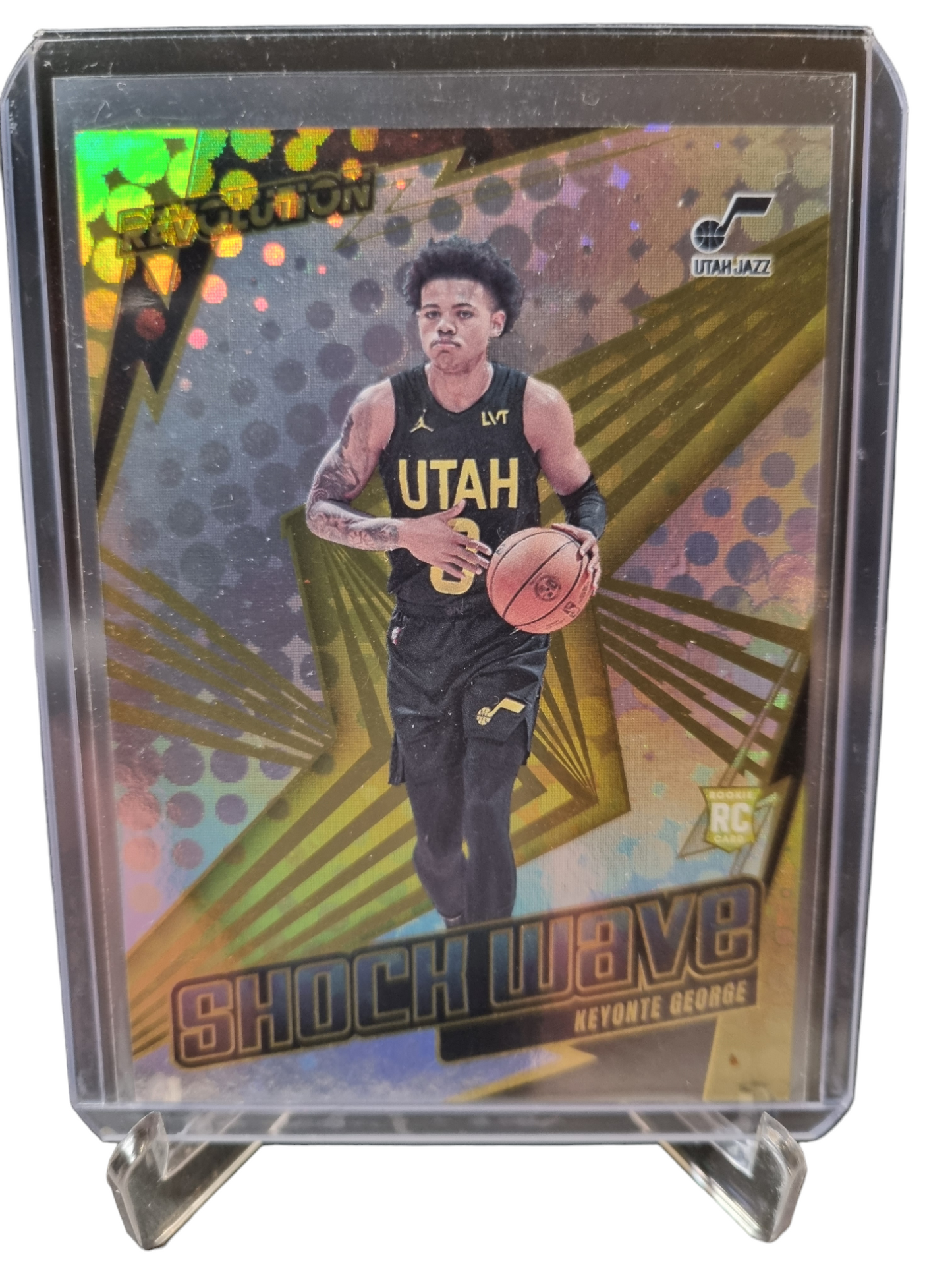 2023-24 Panini Revolution #23 Keyonte George Rookie Card Shockwave