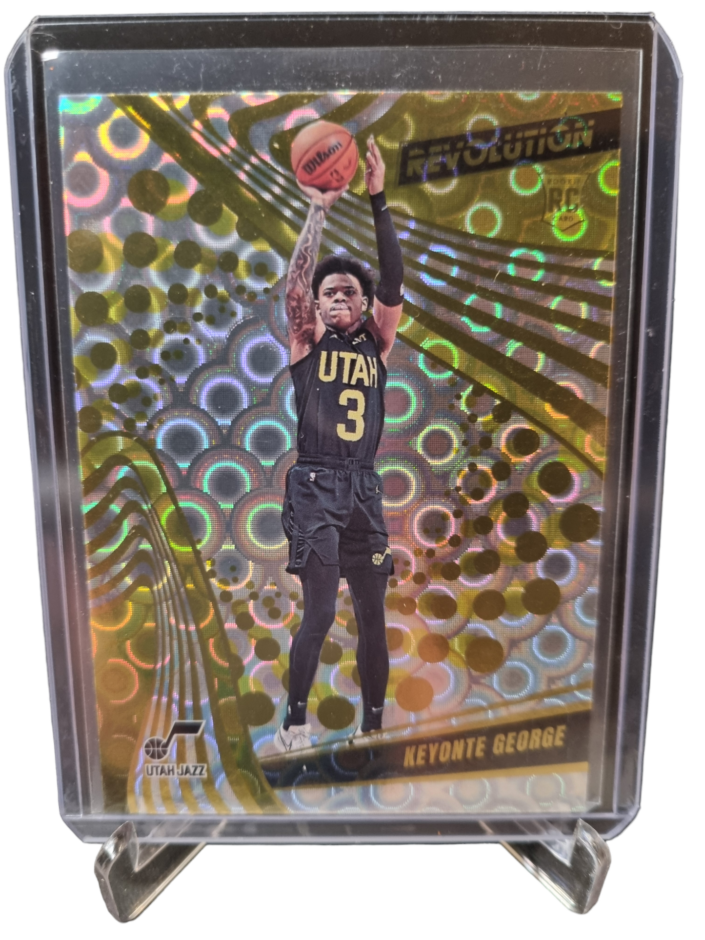 2023-24 Panini Revolution #118 Keyonte George Rookie Card Groove