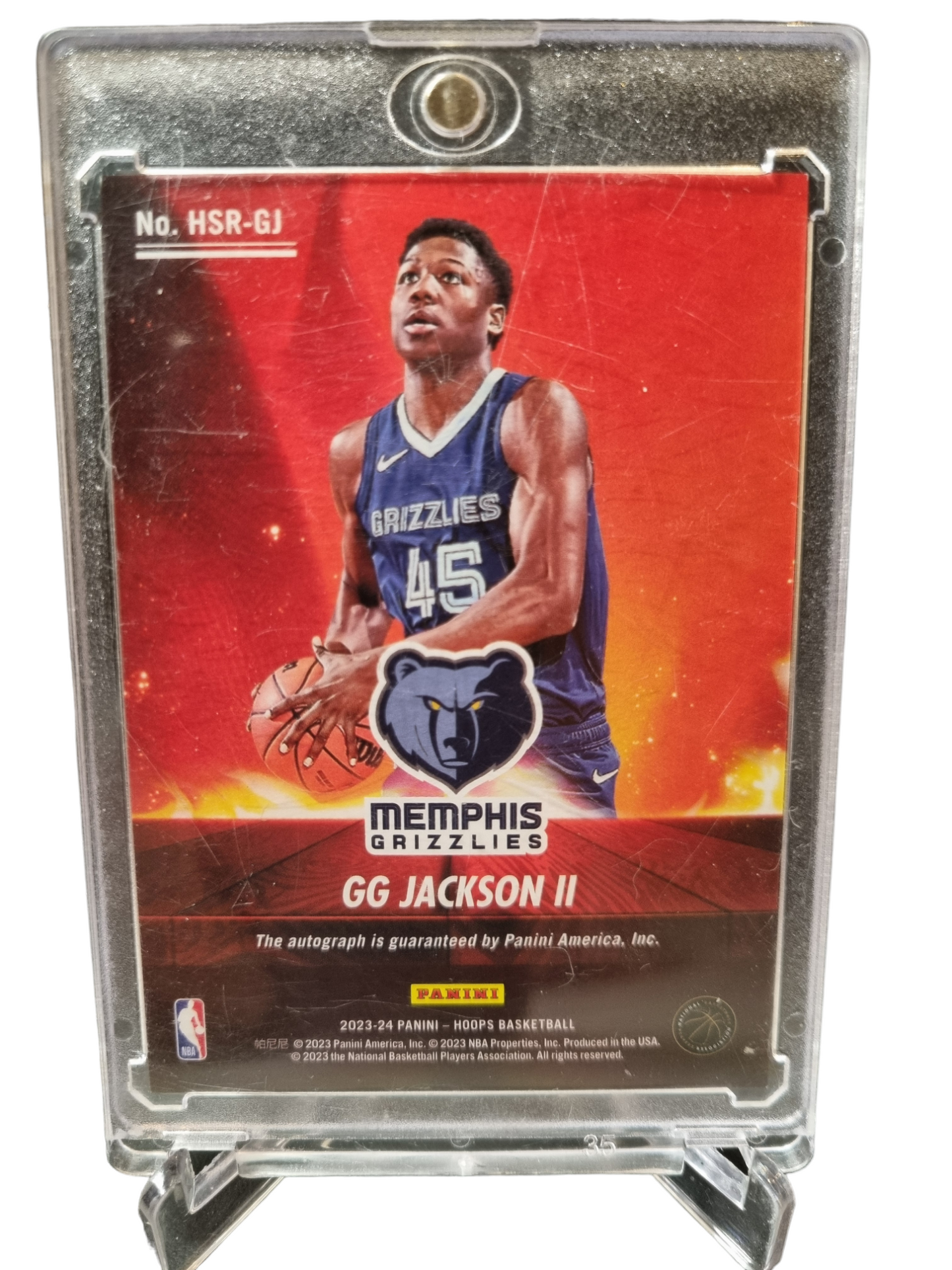 2023-24 Panini Hoops #HSR-GJ GG Jackson II Rookie Card Autograph Hot Signatures