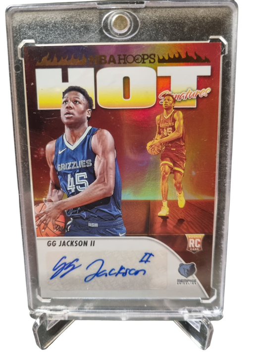 2023-24 Panini Hoops #HSR-GJ GG Jackson II Rookie Card Autograph Hot Signatures