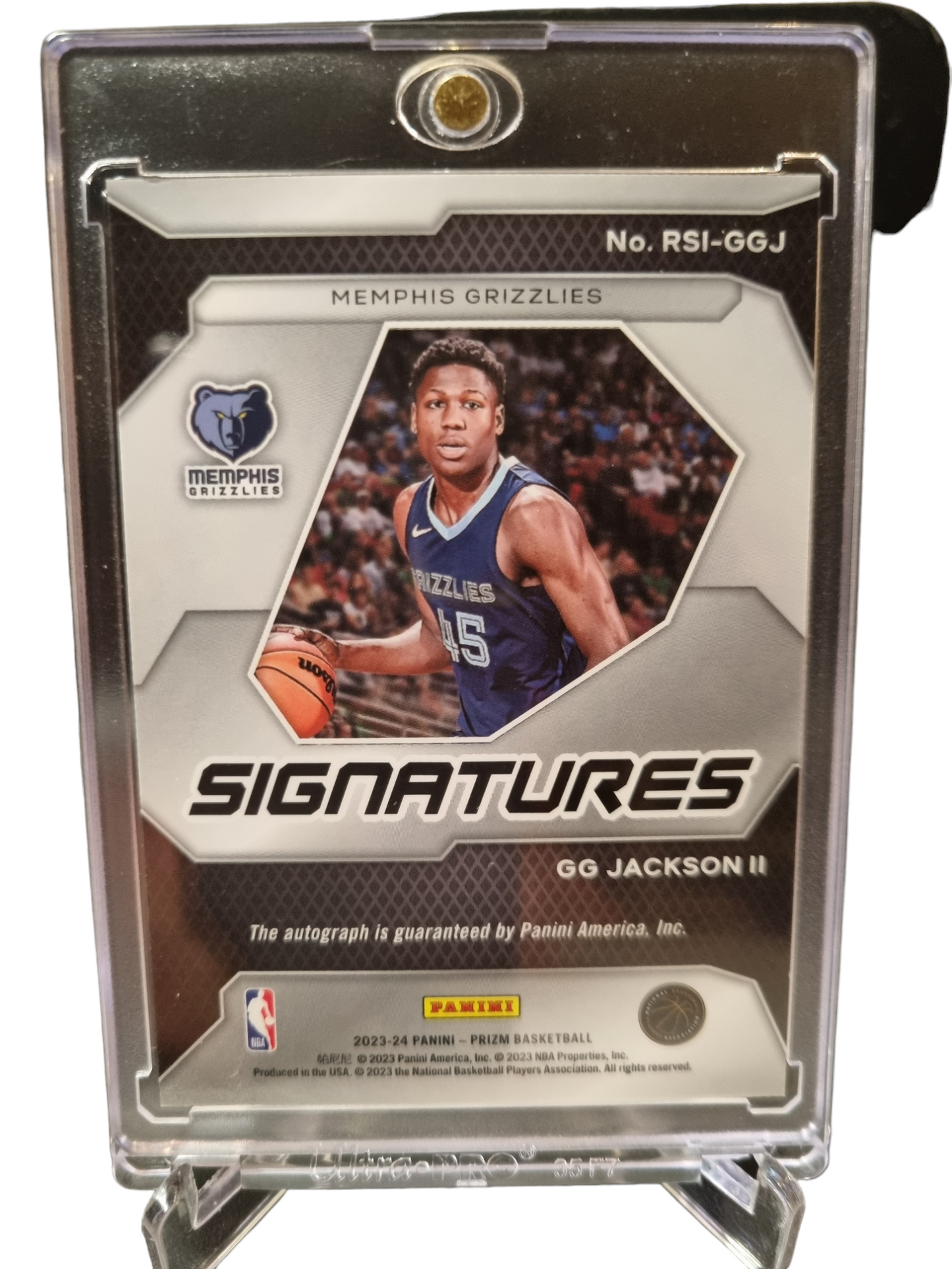 2023-24 Panini Prizm #RSI-GGJ GG Jackson II Rookie Card Autograph