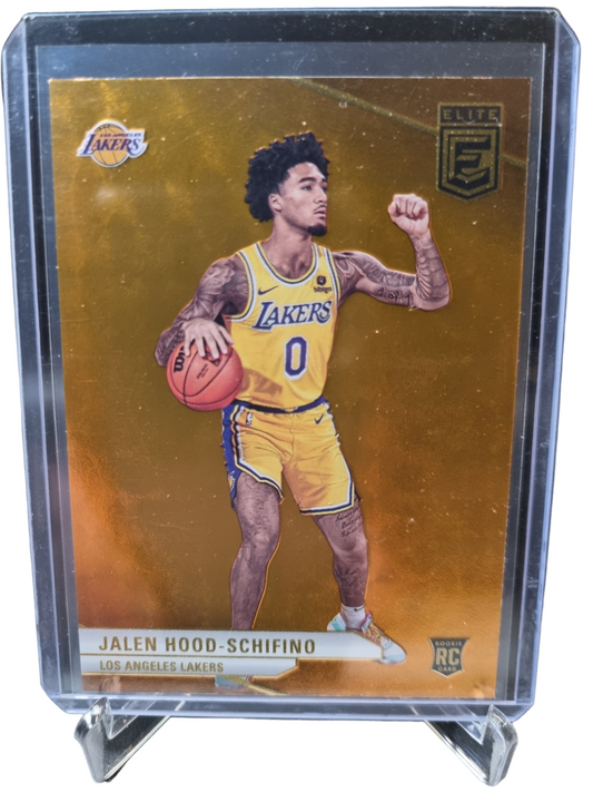 2023-24 Panini Donruss Elite #222 Jalen Hood-Schifino Rookie Card Orange