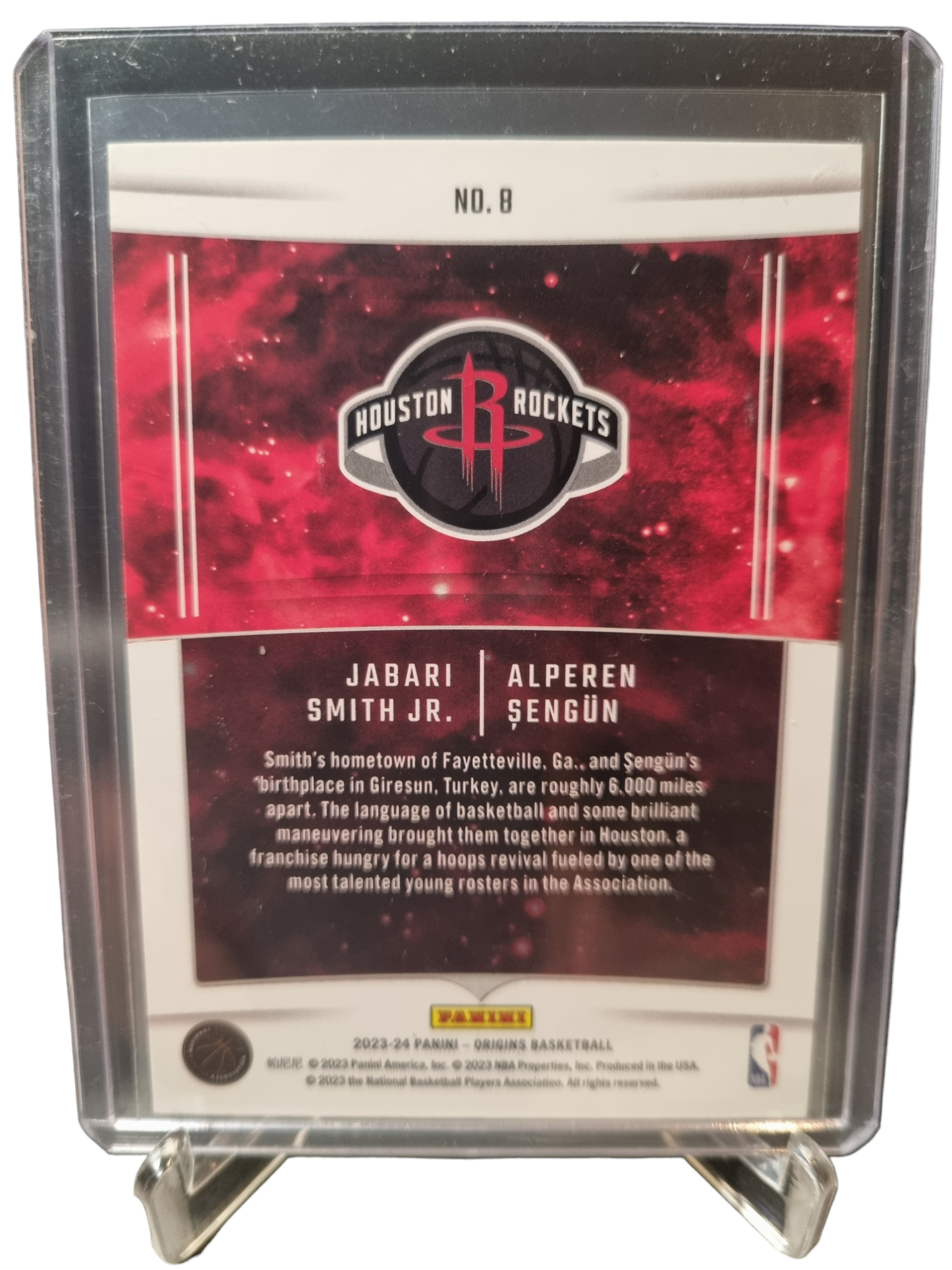 2023-24 Panini Origins #8 Jabari Smith JR/Alperen Sengun Roots Of Greatness