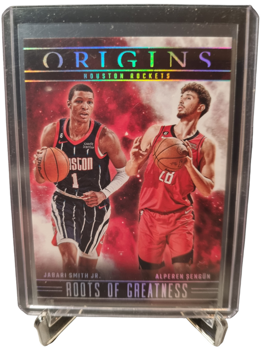 2023-24 Panini Origins #8 Jabari Smith JR/Alperen Sengun Roots Of Greatness