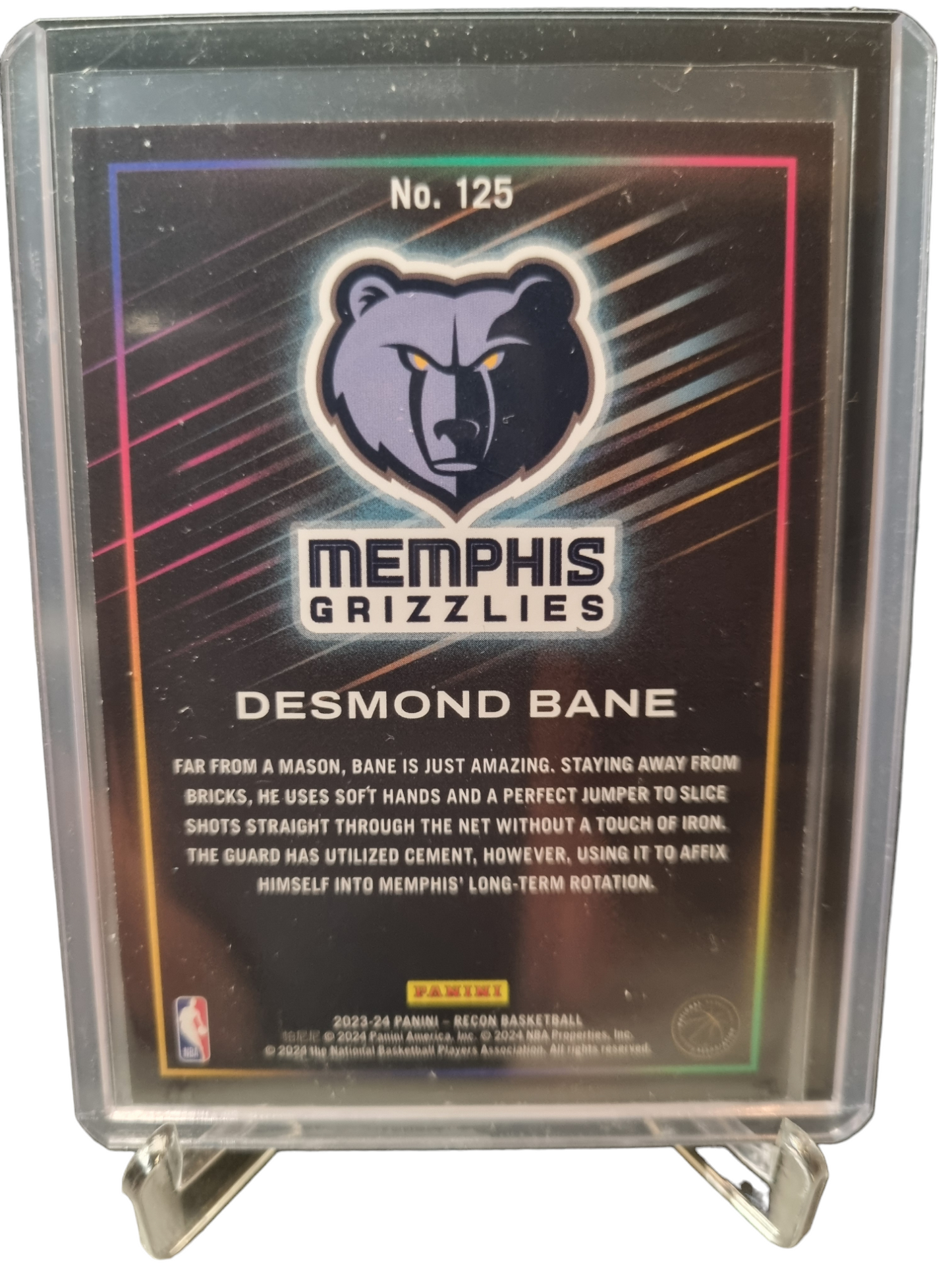 2023-24 Panini Recon #125 Desmond Bane Holo 076/299