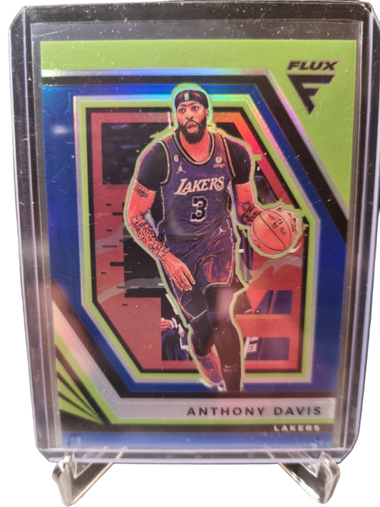 2022-23 Panini Flux #139 Anthony Davis Blue Prizm 97/99