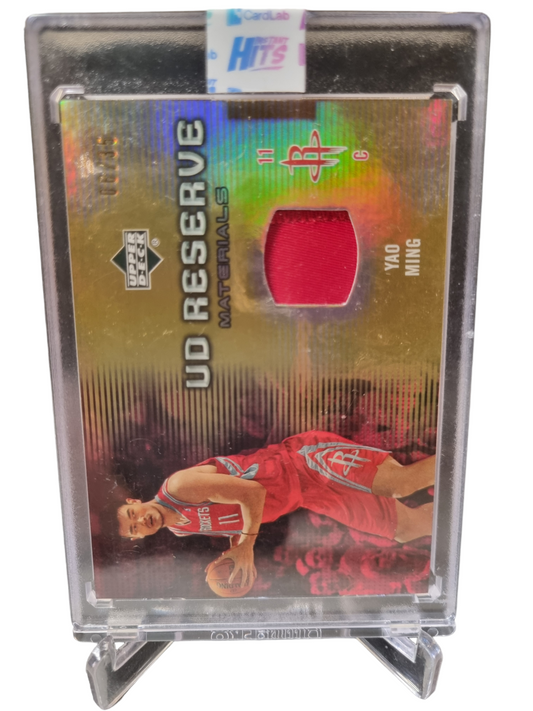 2006-07 Upper Deck Reserve #RM-YM Yao Ming UD Reserve Game Worn Patch 06/35