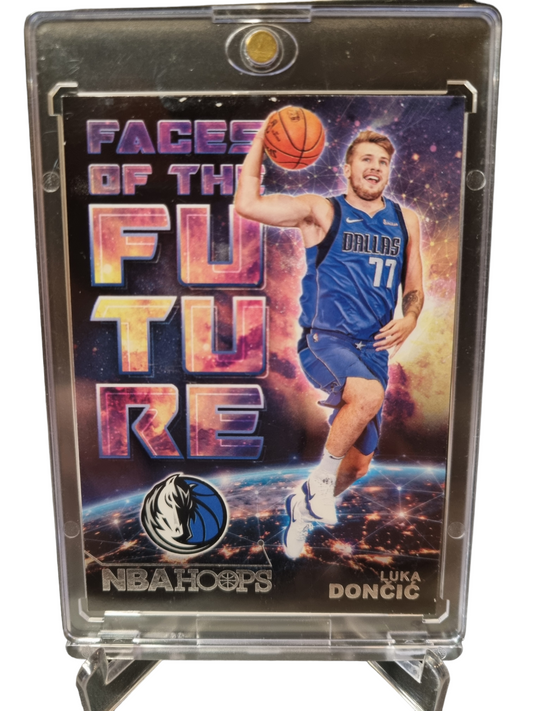 2018 Panini Hoops #3 Luka Doncic Rookie Card Faces Of The Future