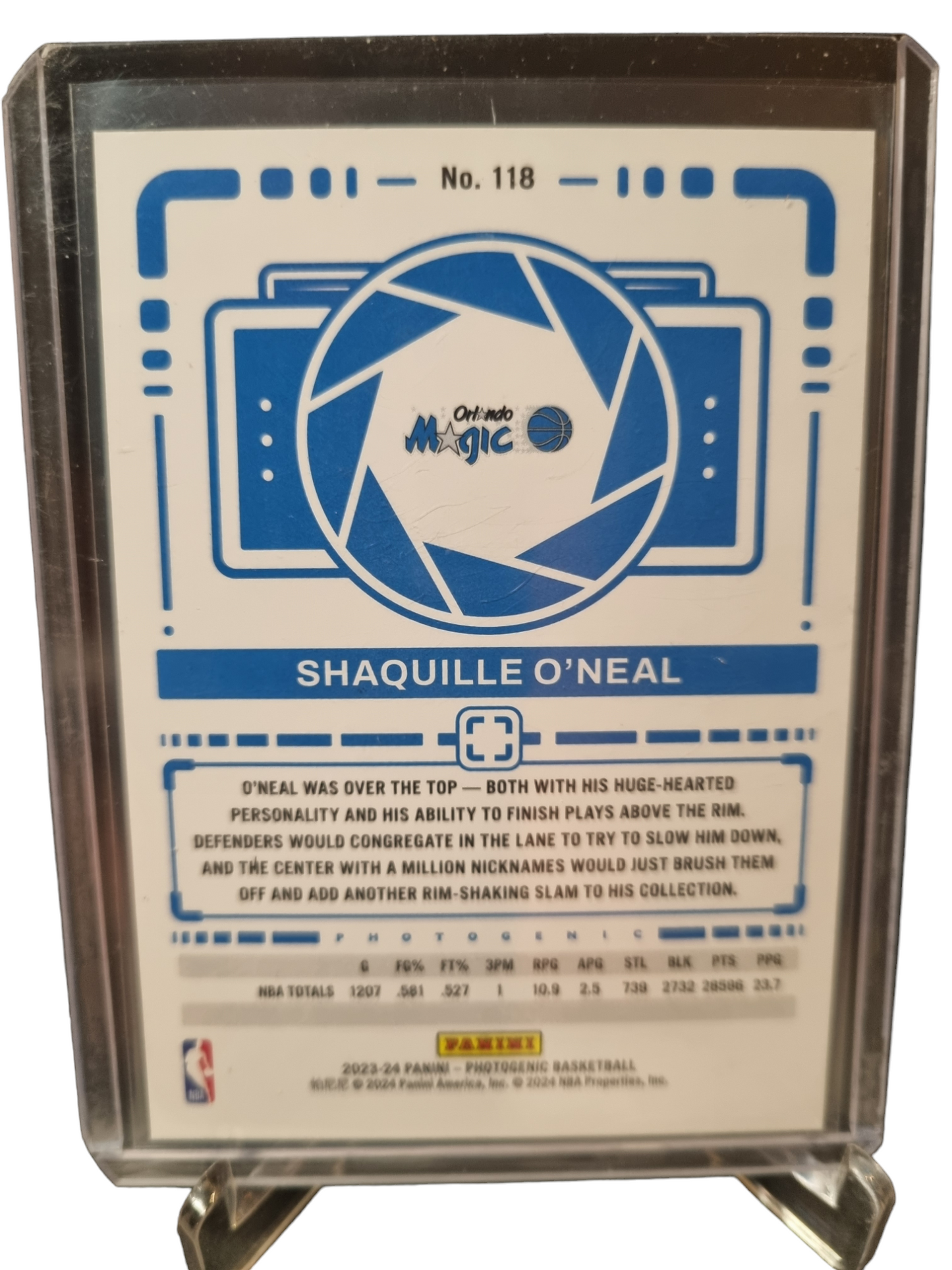 2022-23 Panini Photogenic #118 Shaquille O'Neal