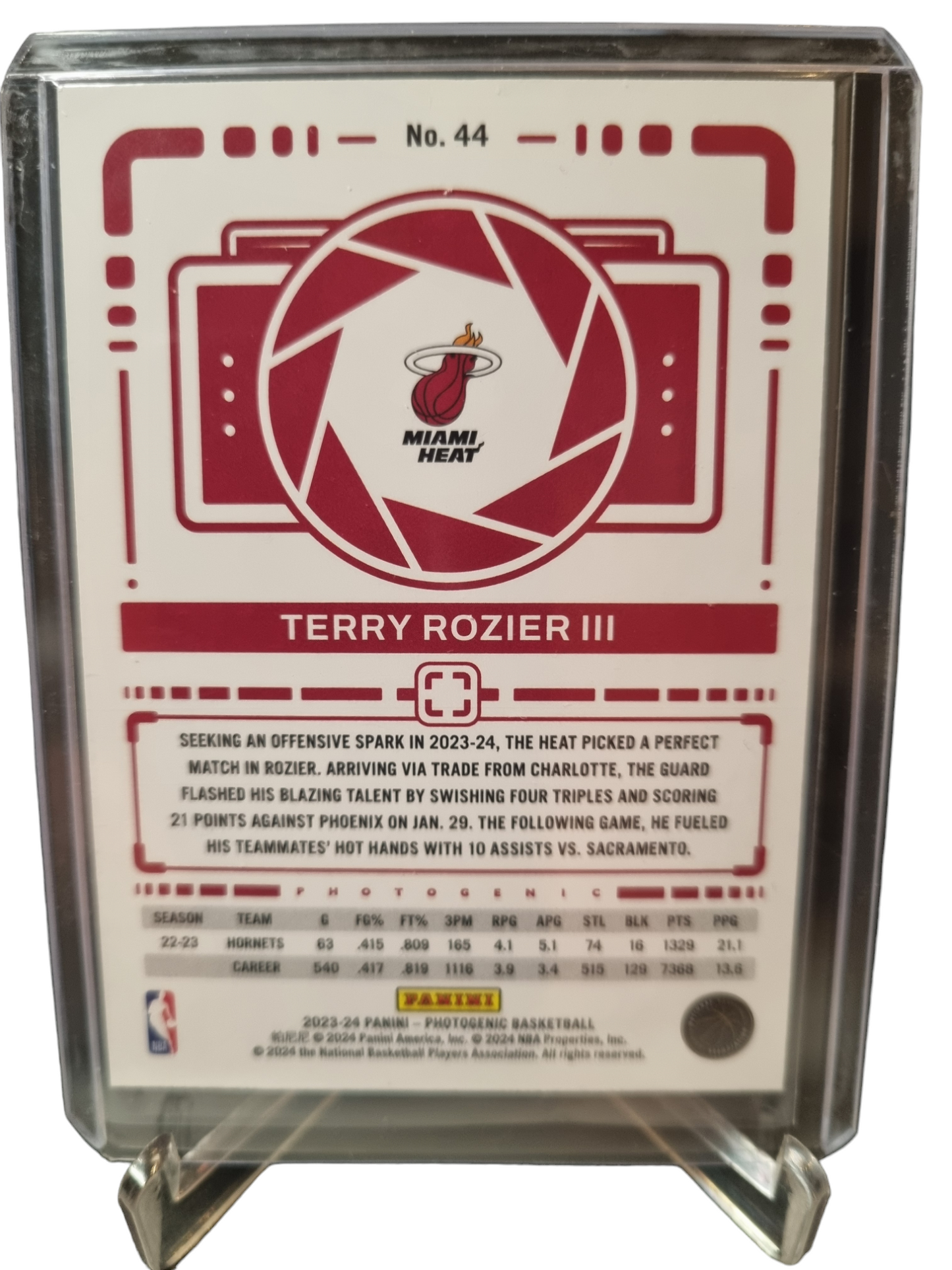 2023-24 Panini Photogenic #44 Terry Rozier III