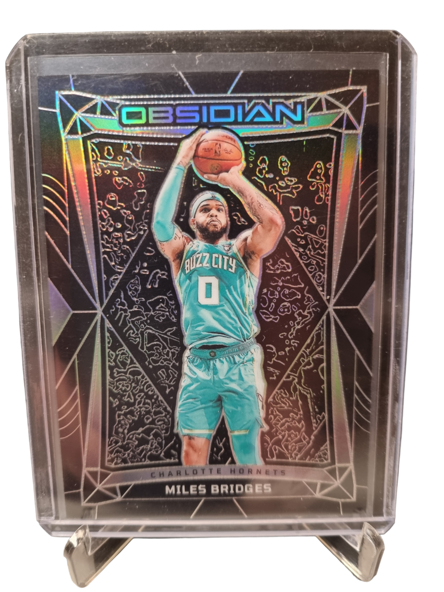 2023-24 Panini Obsidian #24 Miles Bridges