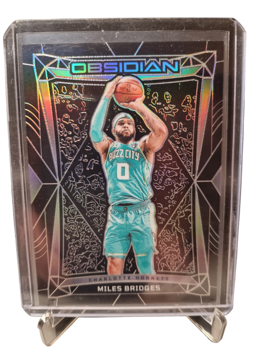 2023-24 Panini Obsidian #24 Miles Bridges