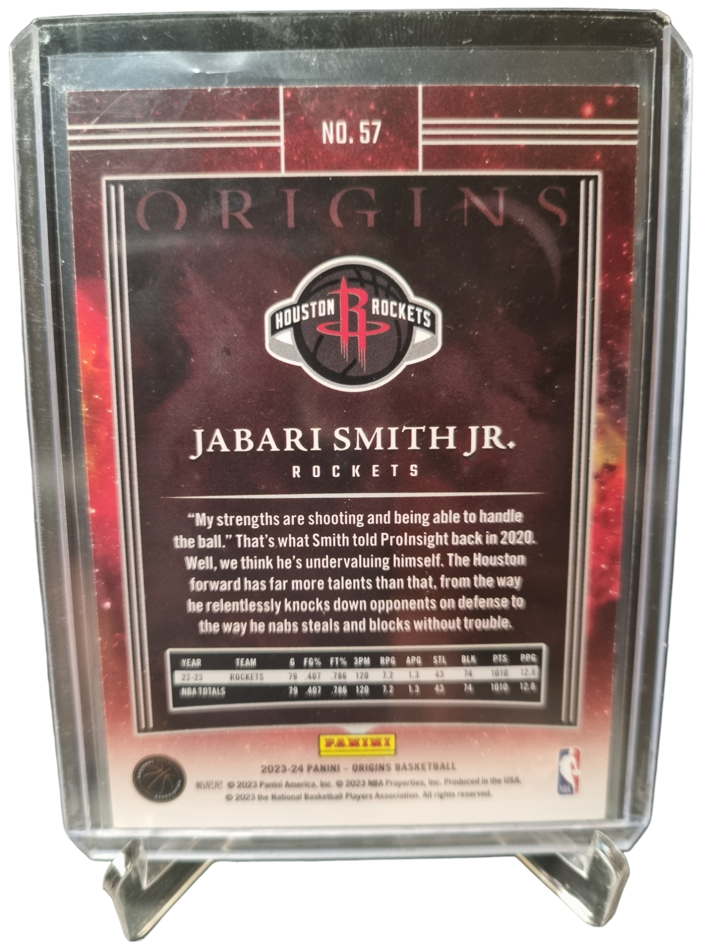 2023-24 Panini Origins #57 Jabari Smith JR